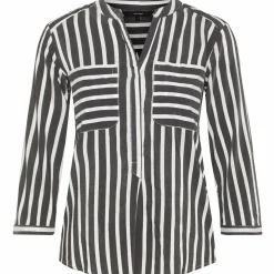 Vero Moda VMERIKA STRIPE 3/4 SH Bluse mit 3/4 Arm