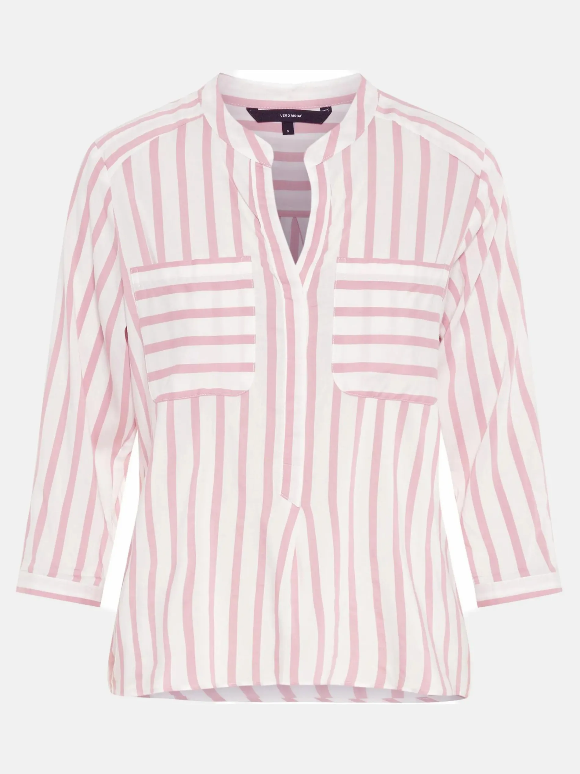 Vero Moda VMERIKA STRIPE 3/4 SH Bluse mit 3/4 Arm