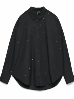 Vero Moda VMFANNI RHINESTONE LS Hemdbluse