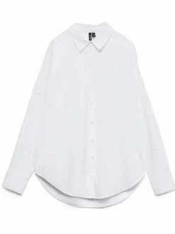 Vero Moda VMFANNI RHINESTONE LS Hemdbluse