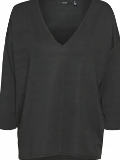 Vero Moda VMKANVA 3/4 GLITTER V Pullover mit Glitter