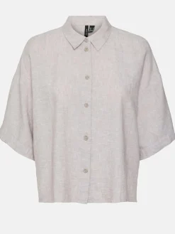 Vero Moda VMLINN 2/4 SHORT SHIR Bluse