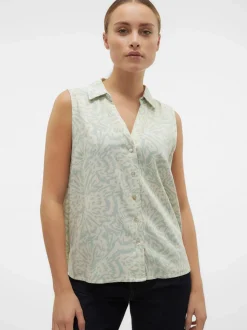Vero Moda VMMYMILO SL V-NECK SH Blusen Top