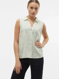 Vero Moda VMMYMILO SL V-NECK SH Blusen Top