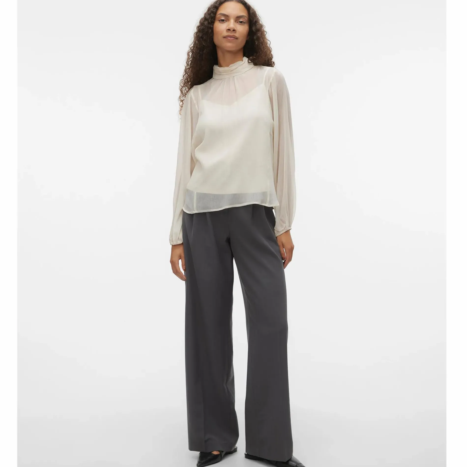 Vero Moda VMRHEA LS TOP WVN GA Blusenshirt