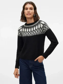 Vero Moda VMSIMONE LS NORDIC Pullover