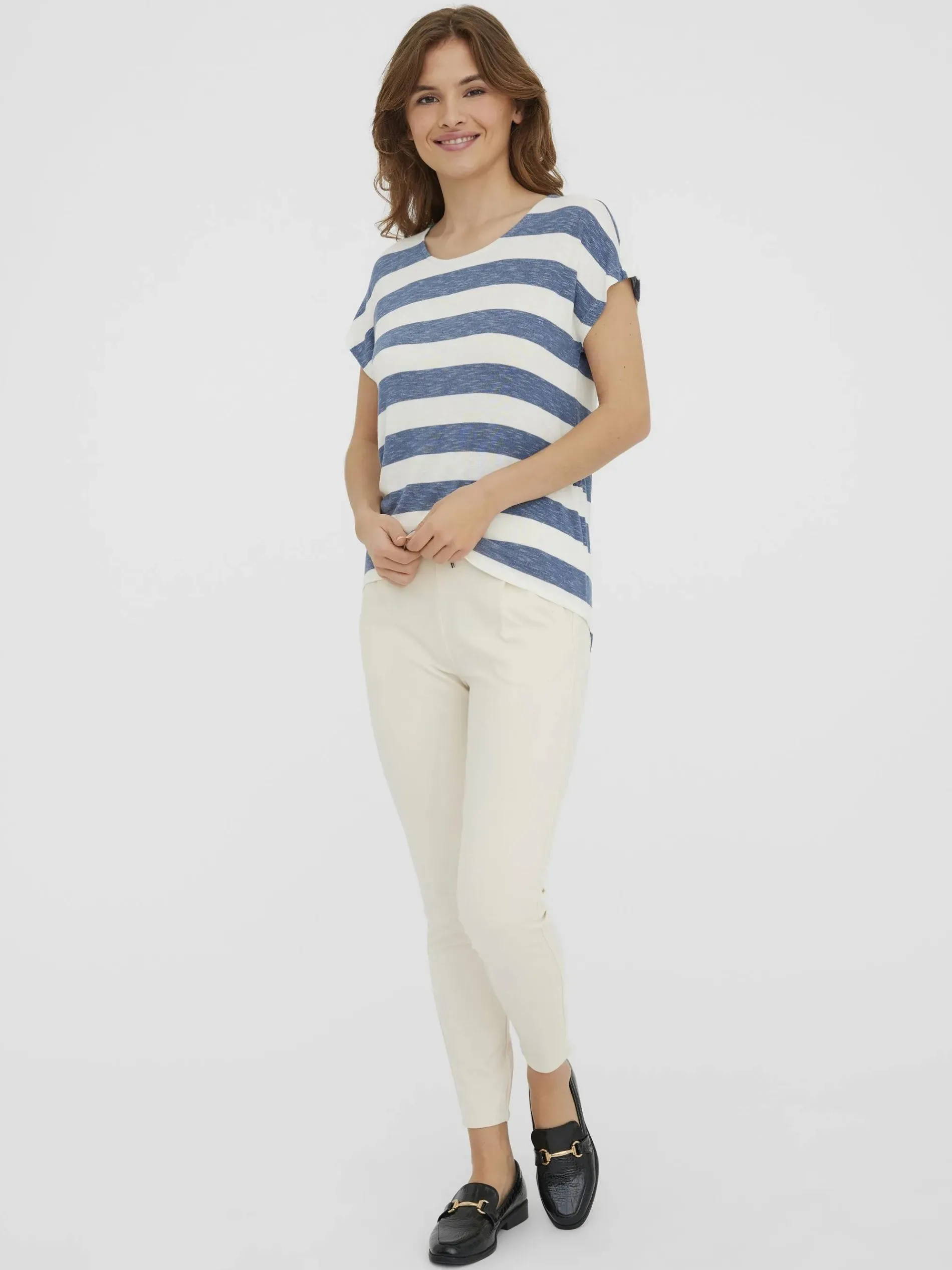 Vero Moda VMWIDE STRIPE S/L TOP Shirt