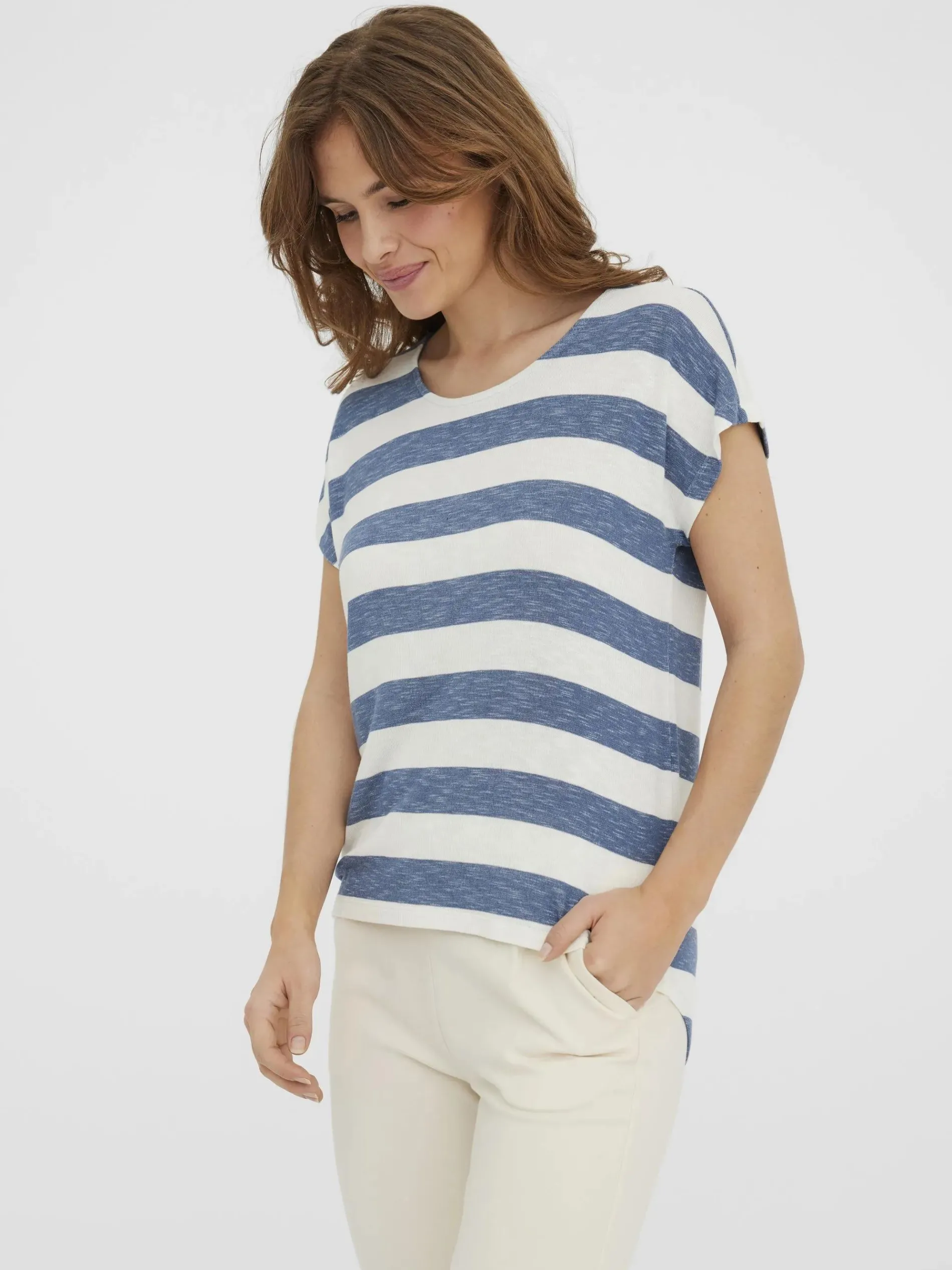 Vero Moda VMWIDE STRIPE S/L TOP Shirt