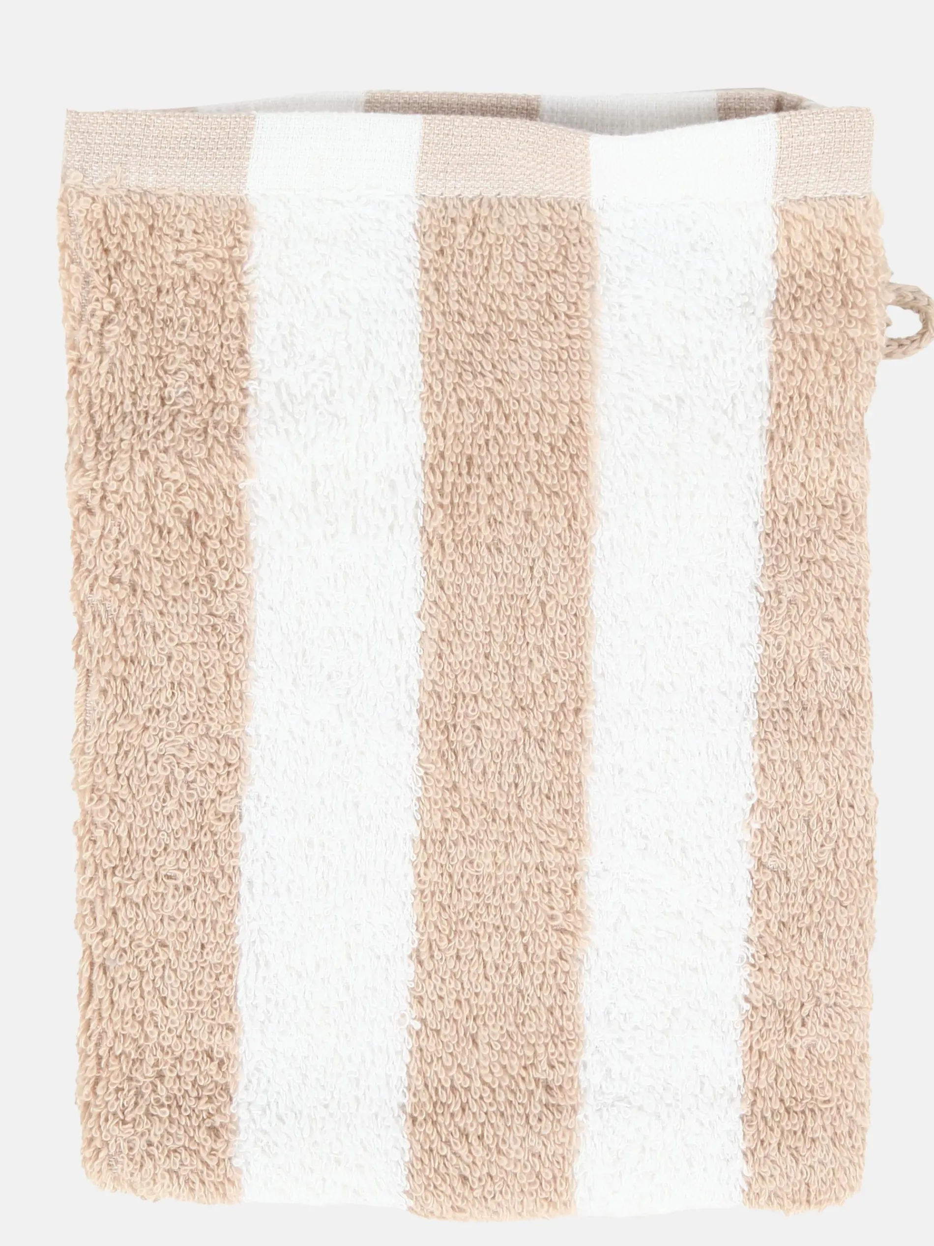 Waschhandschuh gestreift, 15x21cm