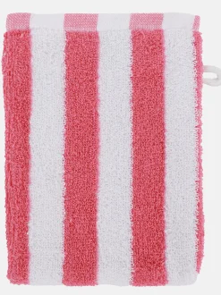 Waschhandschuh gestreift 16x21 cm