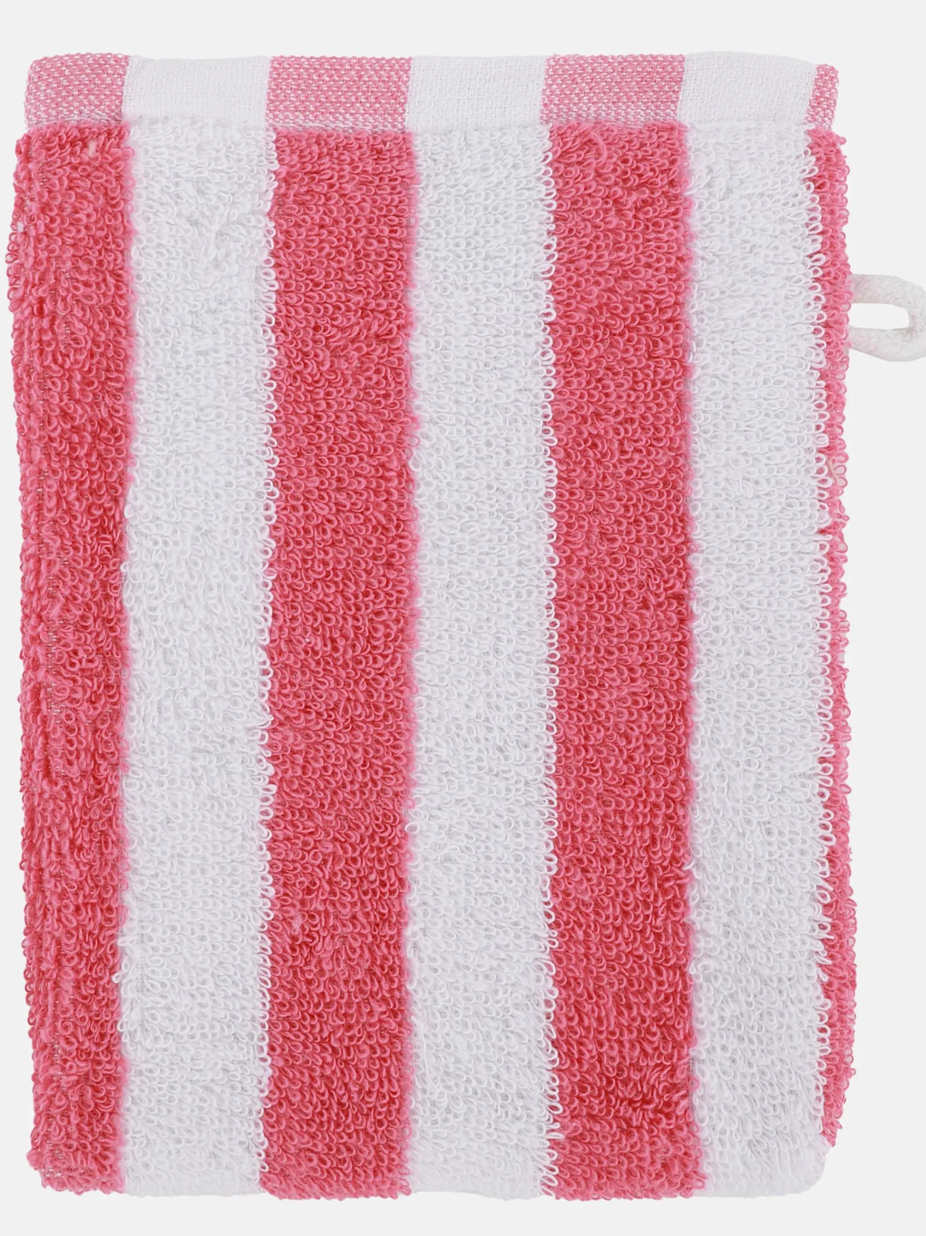 Waschhandschuh gestreift 16x21 cm