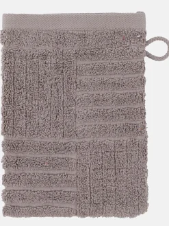 Waschhandschuh mit Carremuster 16x22cm