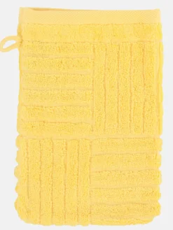 Waschhandschuh mit Carremuster 16x22cm