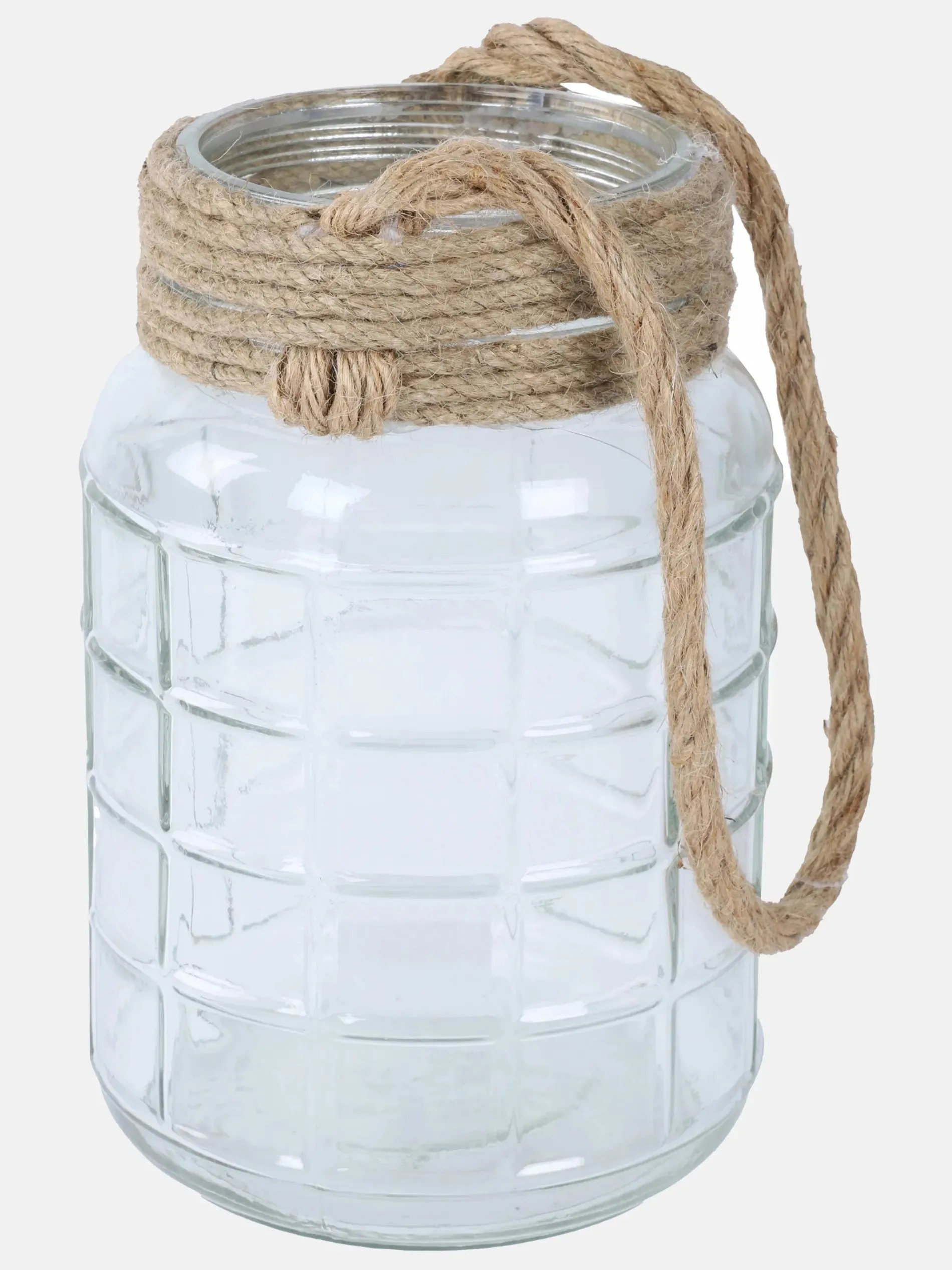 Windlicht aus Glas, 23x15cm