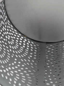 Windlicht aus Metall, 10x10x14cm